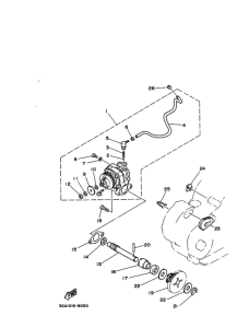 TDR80 Масляная помпа в сборе