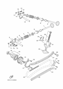 XC125R Клапана