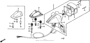 XL100S Taillight 79-82