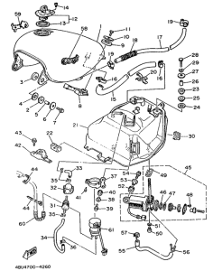 XV500 Топливный бак