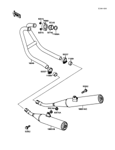 EX250 Глушитель