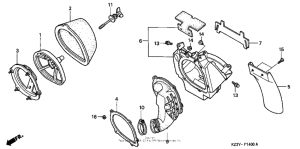 CR250R Воздушный фильтр