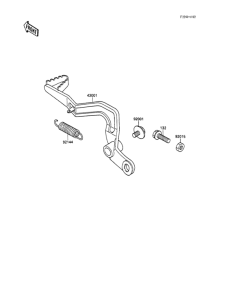  Педаль тормоза