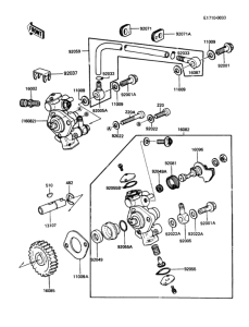 KE100 Масляный насос