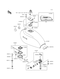 KH125 Топливный бак