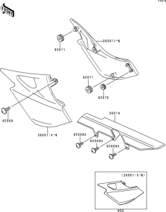 ER500 Боковые обтекатели