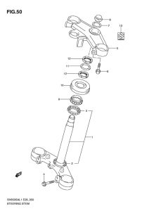 SV650 (ABS) Траверса нижняя