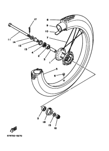 XT350 Transom + tube