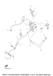 WR450F Система забора воздуха