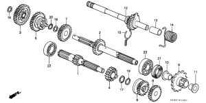 CT110 Трансмиссия