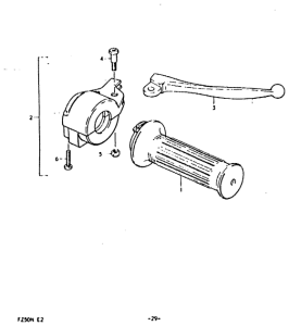 FZ50 Rh handle switch
