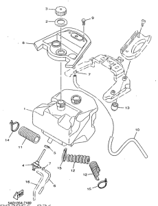 YN50R Топливный бак