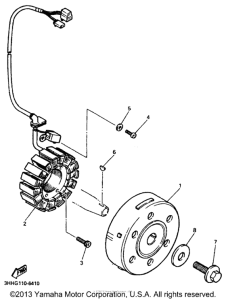 FZR600RKC Генератор