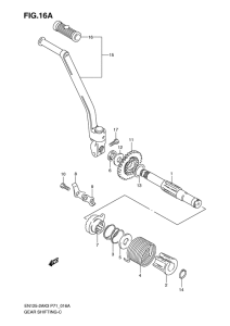 EN125 Ножной стартер