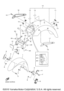 XVS1300BG Крыло