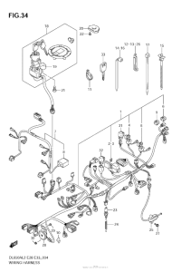 DL650 (ABS) Wiring Harness (E28)