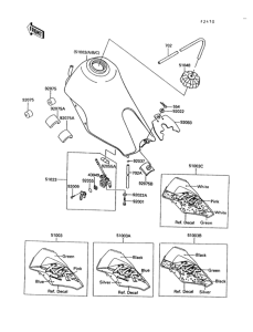 KL600 Топливный бак