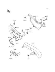 EN500 Крышка боковая / защита цепи