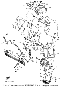 FZR750RU Масляный насос