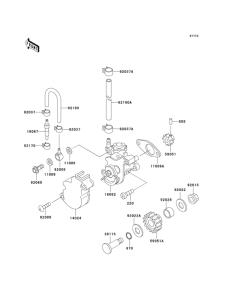 KDX125 Масляный насос