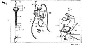 CR125R Carburetor assy