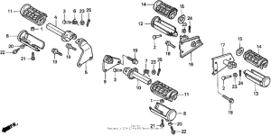 VT1100T Подножки