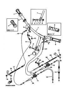 SH50ES ｽﾃｱﾘﾝｸﾞﾊﾝﾄﾞﾙ. ｹｰﾌﾞﾙ