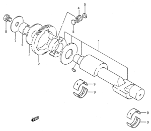 GS500 Балансирный вал