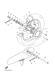 YZ250F Переднее колесо