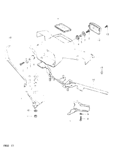 FR50 Headlamp housing - handlebar