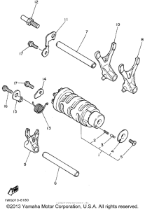 FZR600RF Вилки переключения