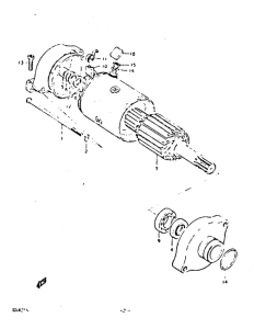 GS425 Стартерный мотор