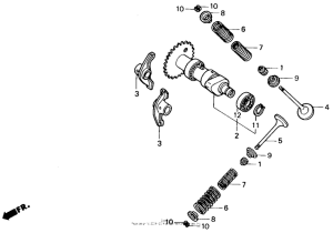 CH250 Распределительный вал