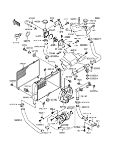ZX400 Радиатор