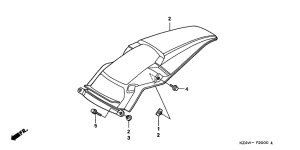 CR125R Заднее крыло