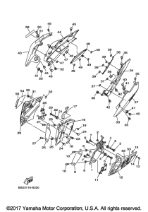 FZ09 Боковые обтекатели