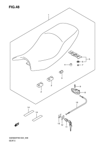 GSX650F Пружина