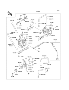 EX250 Carburetor(1 / 2)