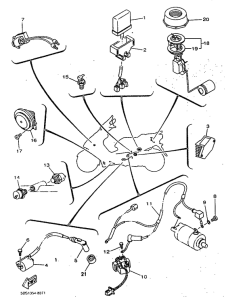 YP125R Электрика 1