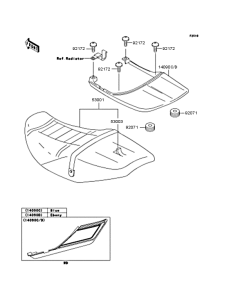 ZR400 Сиденье