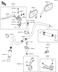 VN800 Handlebar(vn800-a3 / a4 / a5)