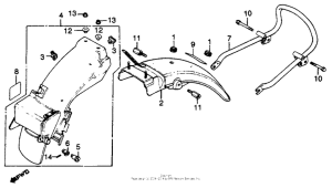CB750 Cb750k / lrear fender 79-82