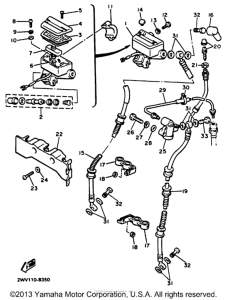 XVZ13DBC Главный тормозной цилиндр