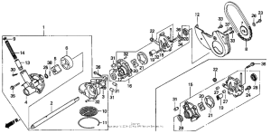 GL1500I Масляный насос