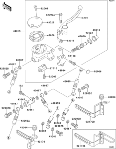 VN1500 Главный тормозной цилиндр