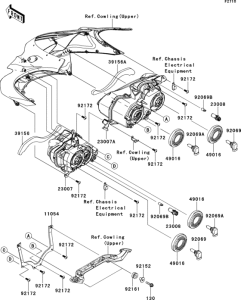 ZX1400 Фара