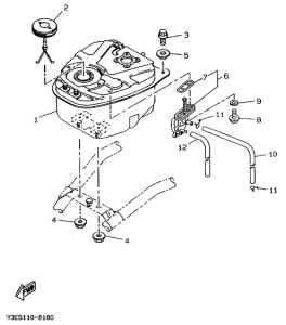 CW50T Топливный бак