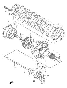 GSX400 Бендикс