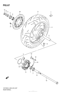 VZ1500 Переднее колесо