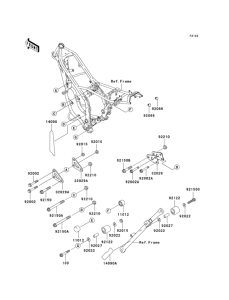  Крепление двигателя